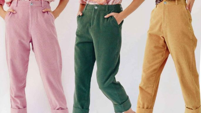 ¡Los pantalones de pana se renuevan! Vienen como fuerte tendencia para este invierno