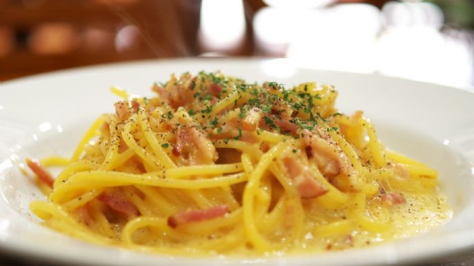 ¡Delicioso! Prepara este delicioso espagueti a la hawaiana para esta cena de Nochebuena