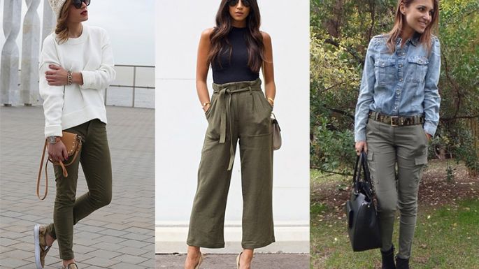¿Opciones verde olivo? Aprende a combinar las prendas en este color dentro de tu outfit